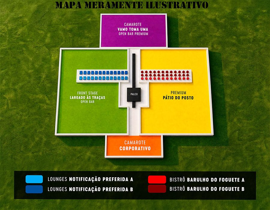 Mapa do evento ZÉ NETO & CRISTIANO